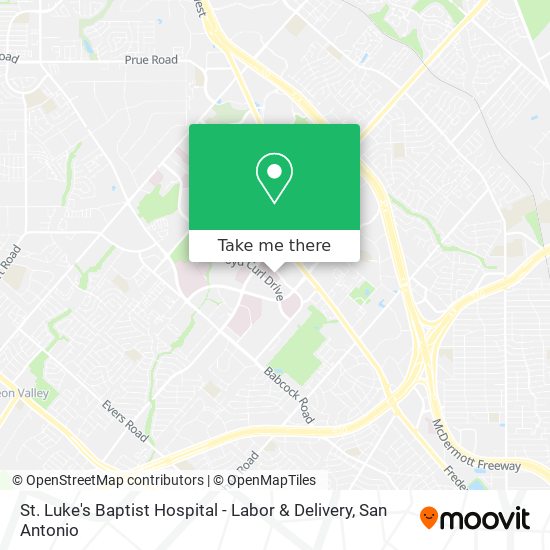 St. Luke's Baptist Hospital - Labor & Delivery map