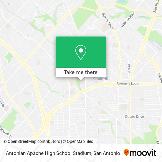 Antonian Apache High School Stadium map