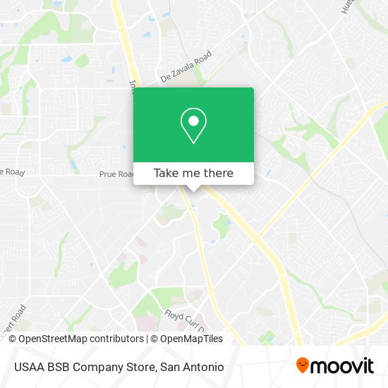 USAA BSB Company Store map