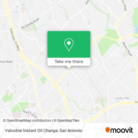 Mapa de Valvoline Instant Oil Change