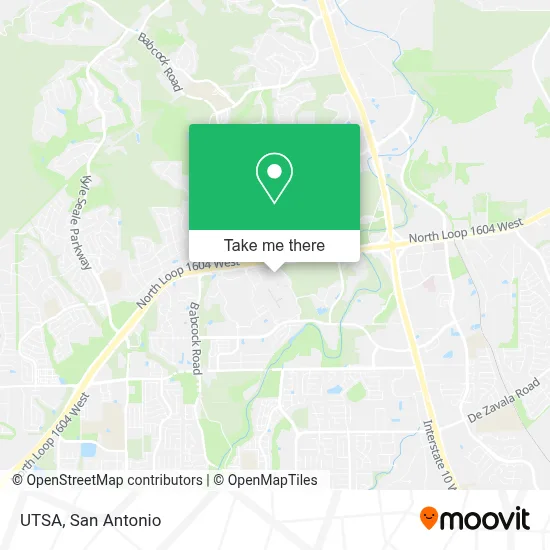 UTSA map