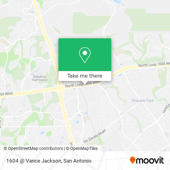 1604 @ Vance Jackson map