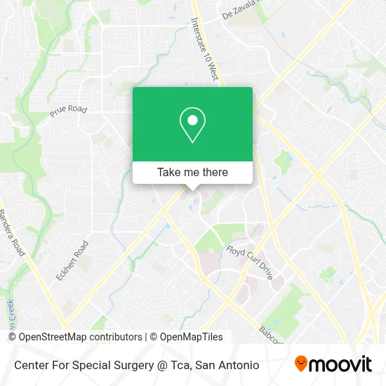 Center For Special Surgery @ Tca map
