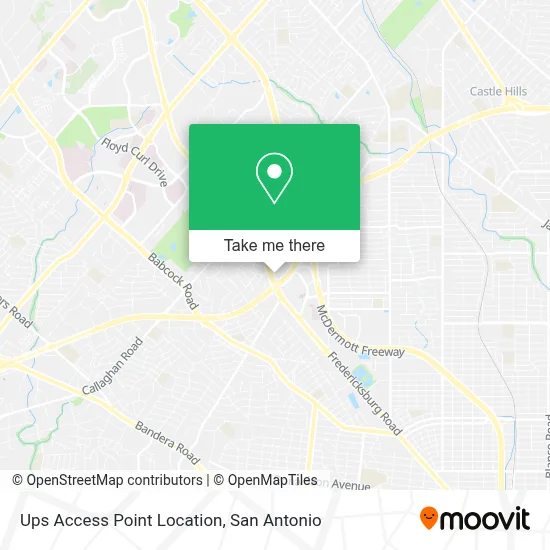 Ups Access Point Location map