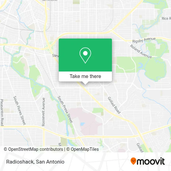 Radioshack map