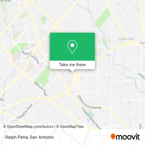Ralph Pena map