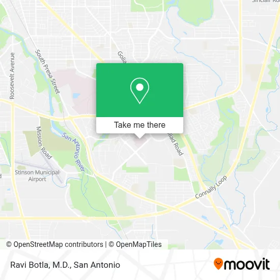 Ravi Botla, M.D. map