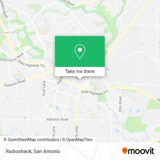 Radioshack map
