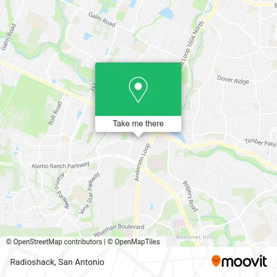 Radioshack map