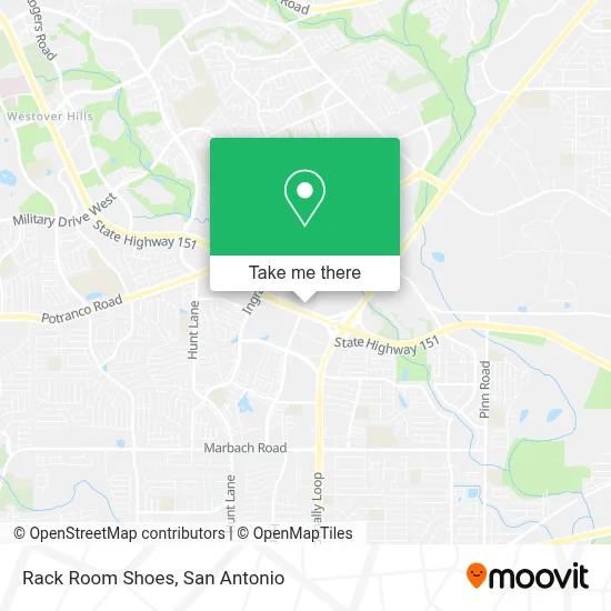 Rack Room Shoes map