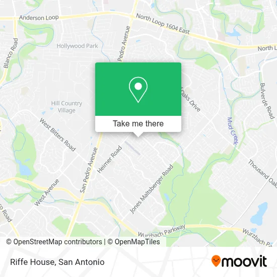 Riffe House map