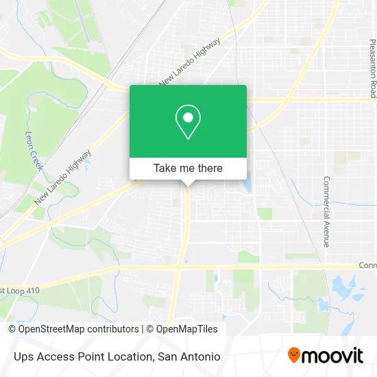 Ups Access Point Location map