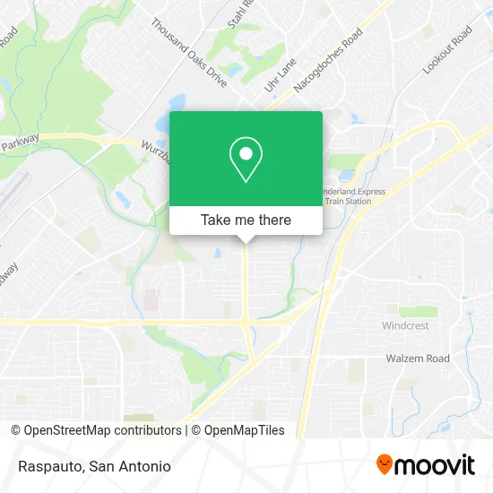 Raspauto map