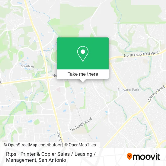 Rtps - Printer & Copier Sales / Leasing / Management map