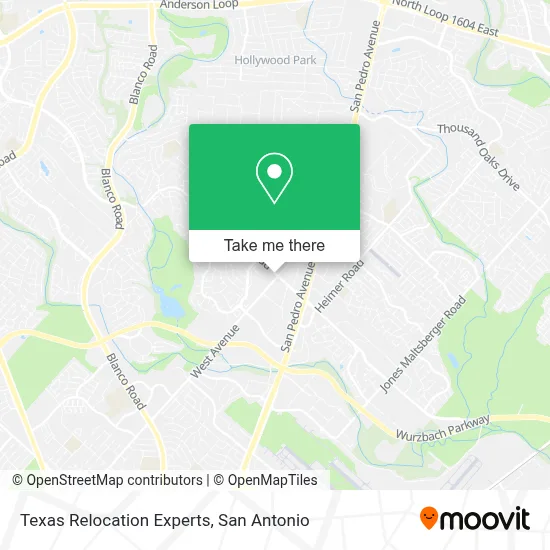 Texas Relocation Experts map