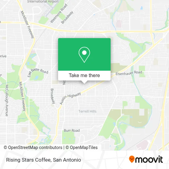 Rising Stars Coffee map
