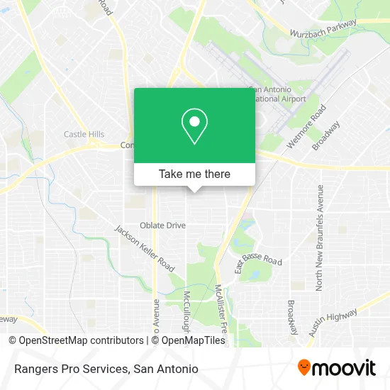 Rangers Pro Services map