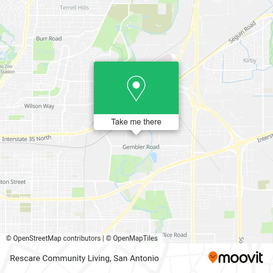 Rescare Community Living map