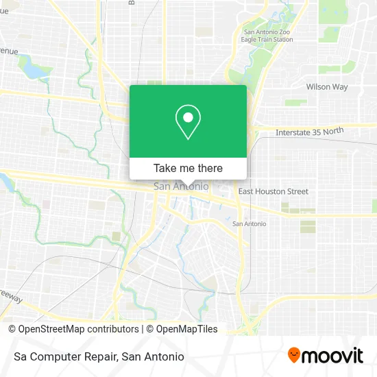Sa Computer Repair map