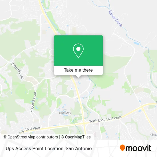 Ups Access Point Location map