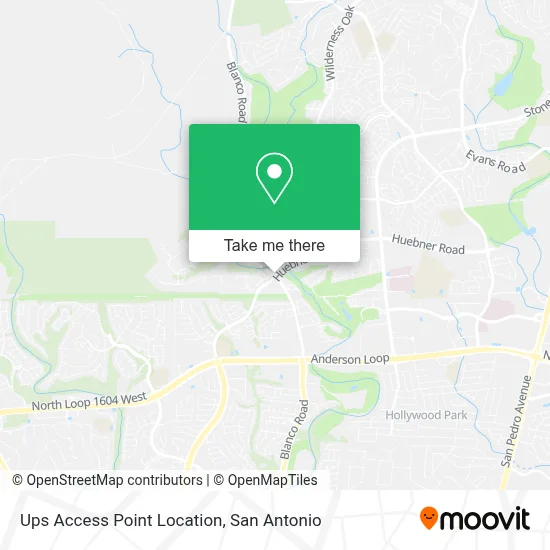 Ups Access Point Location map