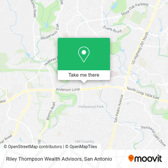 Riley Thompson Wealth Advisors map
