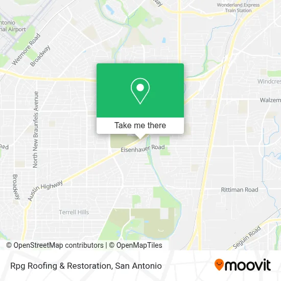 Rpg Roofing & Restoration map