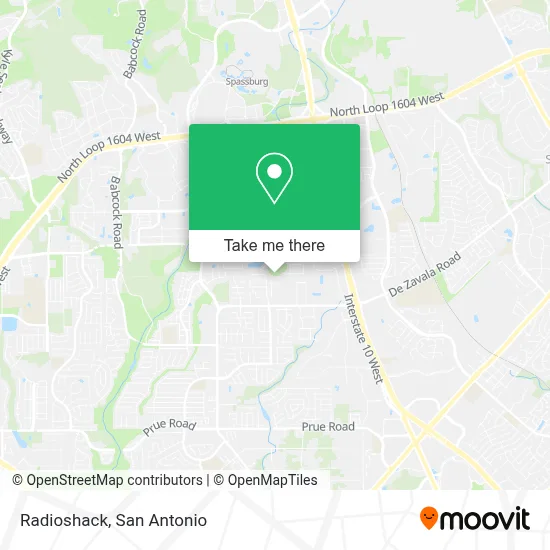 Radioshack map