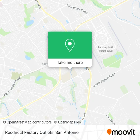 Recdirect Factory Outlets map