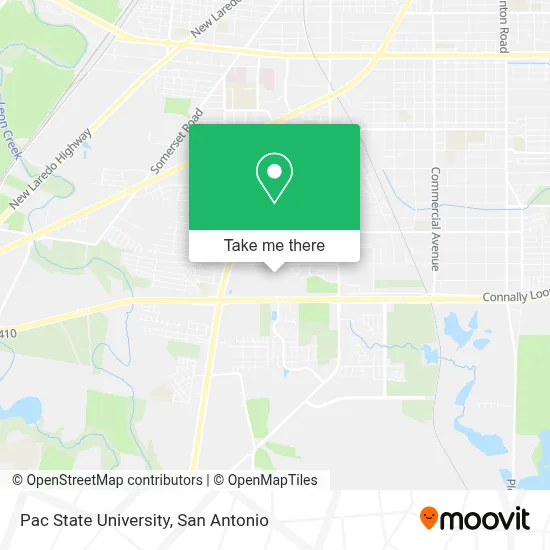 Pac State University map