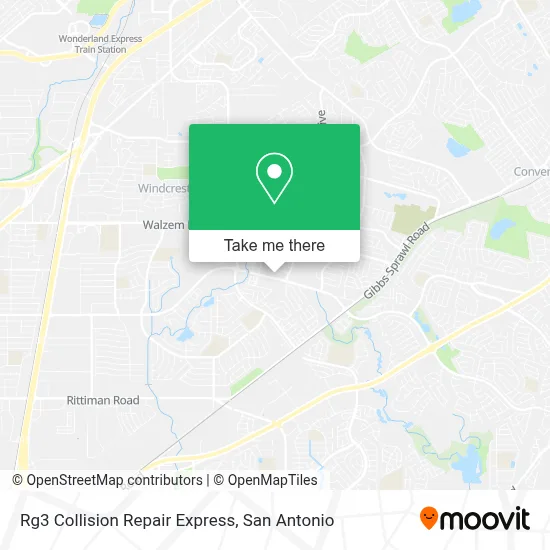 Rg3 Collision Repair Express map