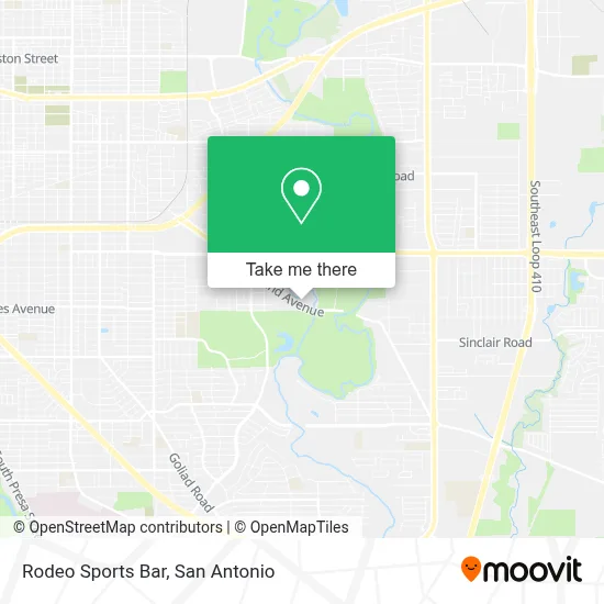 Rodeo Sports Bar map