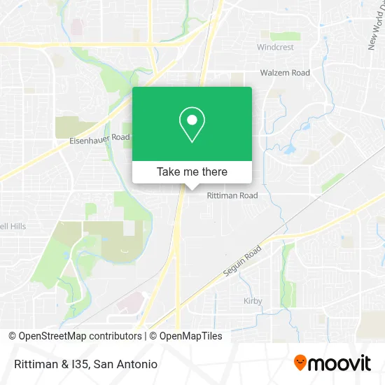 Rittiman & I35 map