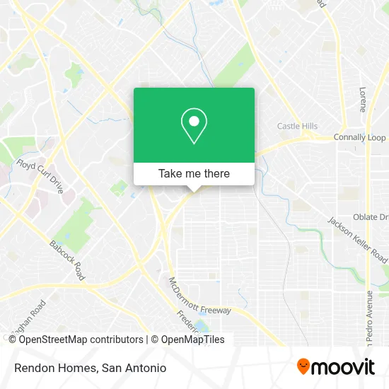 Rendon Homes map