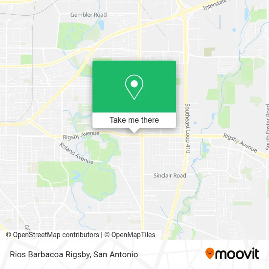 Rios Barbacoa Rigsby map