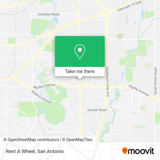 Rent A Wheel map