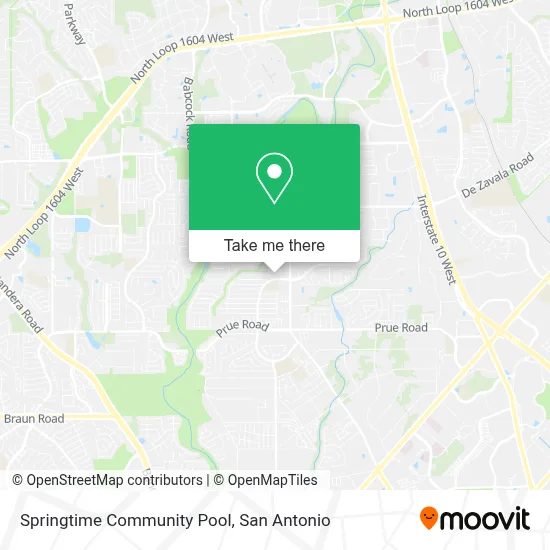 Springtime Community Pool map