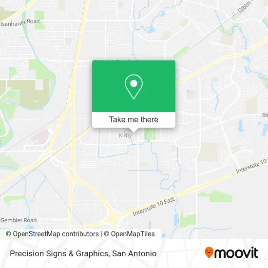 Precision Signs & Graphics map