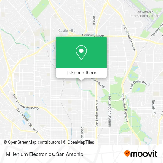 Millenium Electronics map