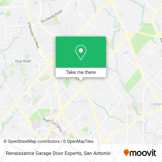 Renaissance Garage Door Experts map