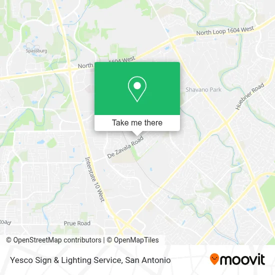 Yesco Sign & Lighting Service map