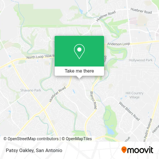 Patsy Oakley map