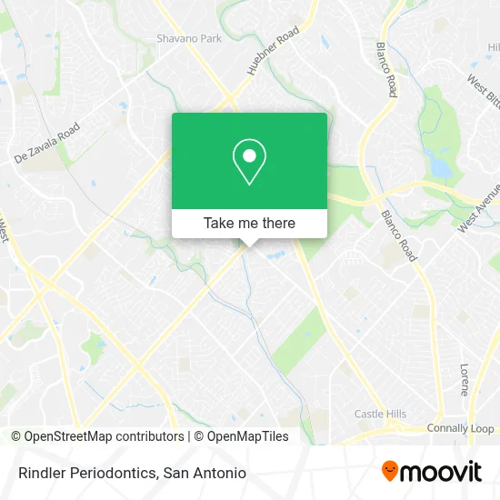 Rindler Periodontics map