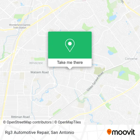 Rg3 Automotive Repair map