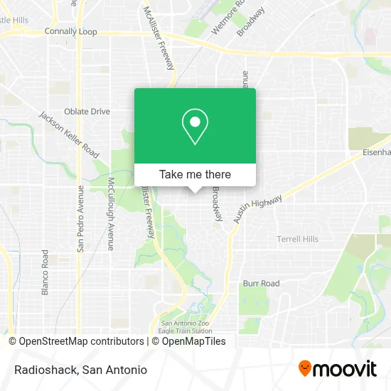 Radioshack map