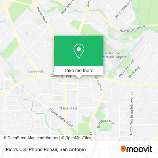 Rico's Cell Phone Repair map