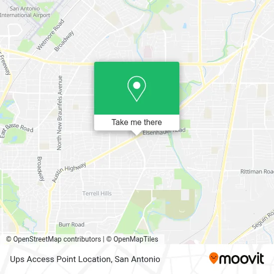 Ups Access Point Location map