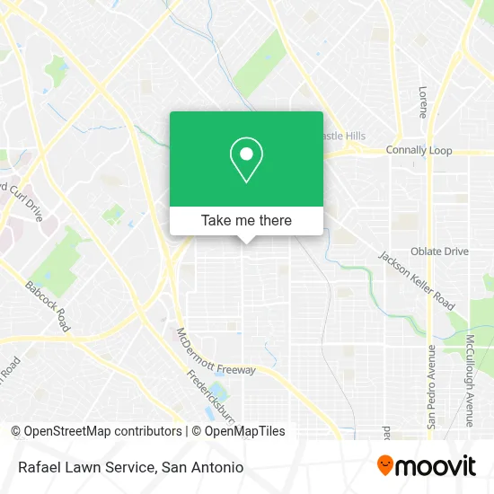 Rafael Lawn Service map