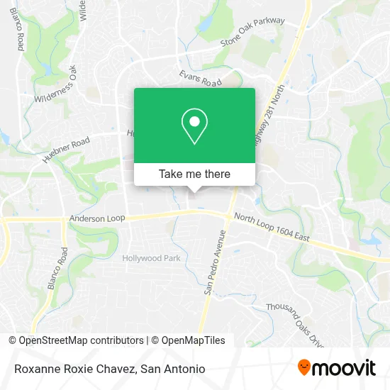 Roxanne Roxie Chavez map