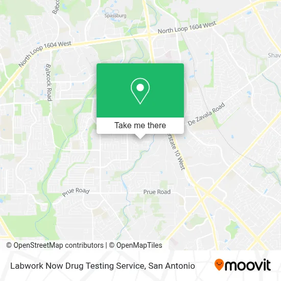 Labwork Now Drug Testing Service map